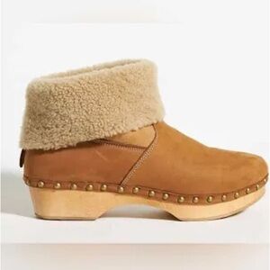 Penelope Chilvers Low Clog Shearling Boot: SZ 36
